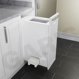 Thùng gạo 25kg âm tủ gắn cánh GARIS GRP830